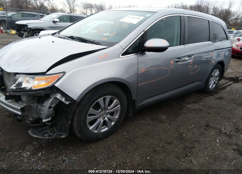 2016 HONDA ODYSSEY SE VIN: 5FNRL5H39GB137363