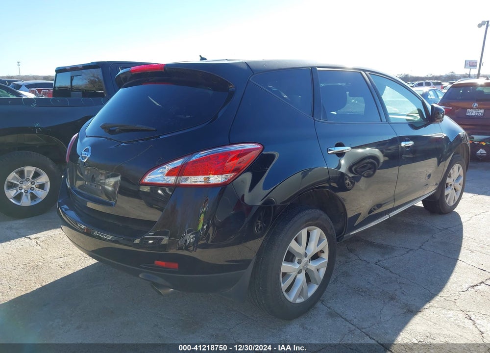 2012 NISSAN MURANO S VIN: JN8AZ1MU4CW116417