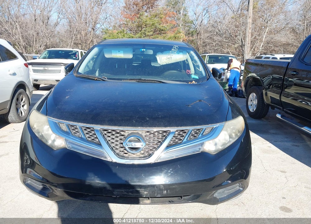 2012 NISSAN MURANO S VIN: JN8AZ1MU4CW116417