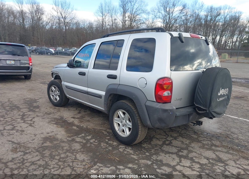 2003 JEEP LIBERTY VIN: 1J4GK48K43W689901