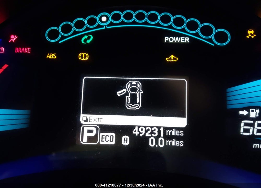 2014 NISSAN LEAF SL VIN: 1N4AZ0CP0EC331787