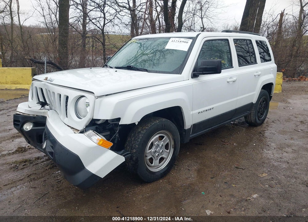 2016 JEEP PATRIOT SPORT VIN: 1C4NJRBB6GD779347