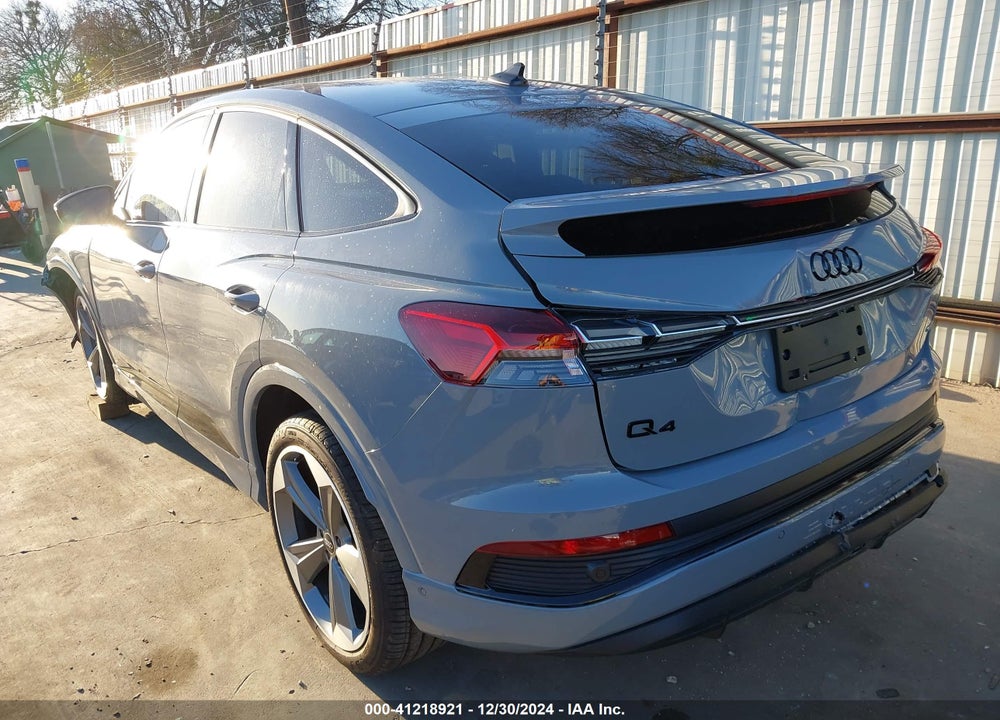 2024 AUDI Q4 SPORTBACK E-TRON VIN: WA14UBFZ6RP074092