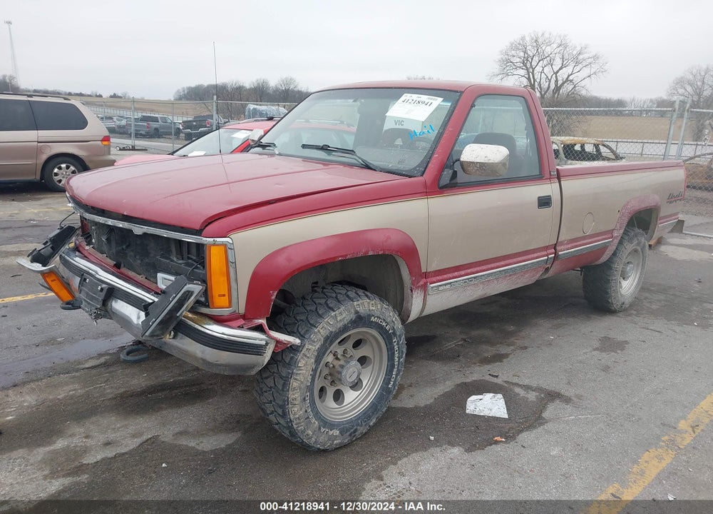 1992 GMC SIERRA K3500 VIN: 1GTHK34K3NE552225