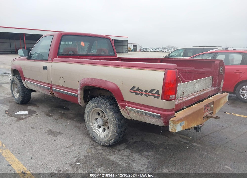 1992 GMC SIERRA K3500 VIN: 1GTHK34K3NE552225
