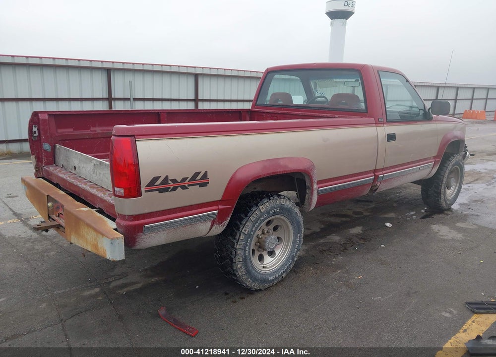 1992 GMC SIERRA K3500 VIN: 1GTHK34K3NE552225