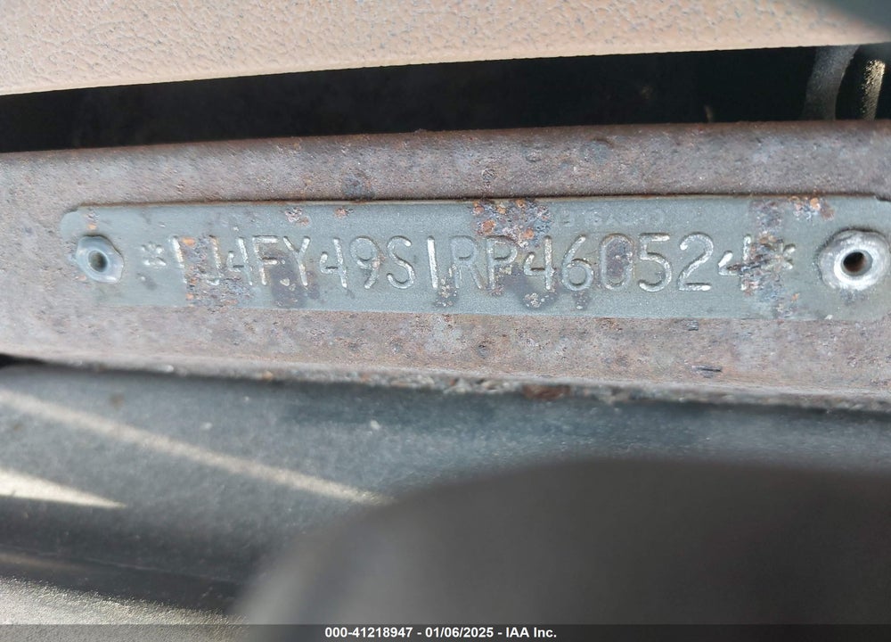 1994 JEEP WRANGLER / YJ SAHARA VIN: 1J4FY49S1RP460524