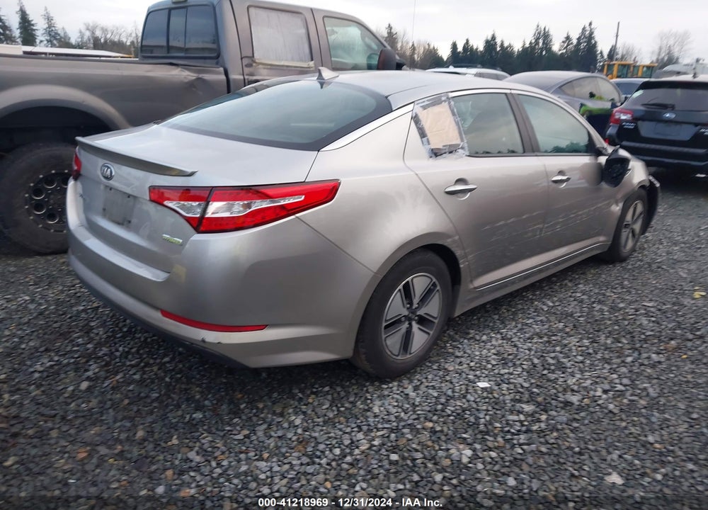 2013 KIA OPTIMA HYBRID LX VIN: KNAGM4AD3D5042714