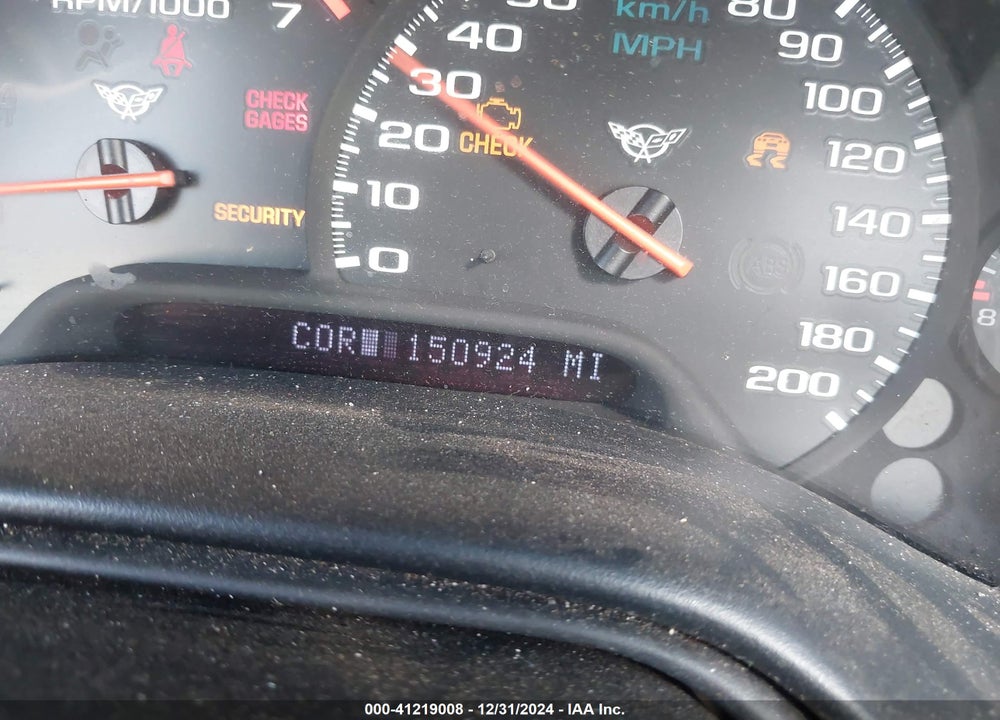 2000 CHEVROLET CORVETTE VIN: 1G1YY22G3Y5125289