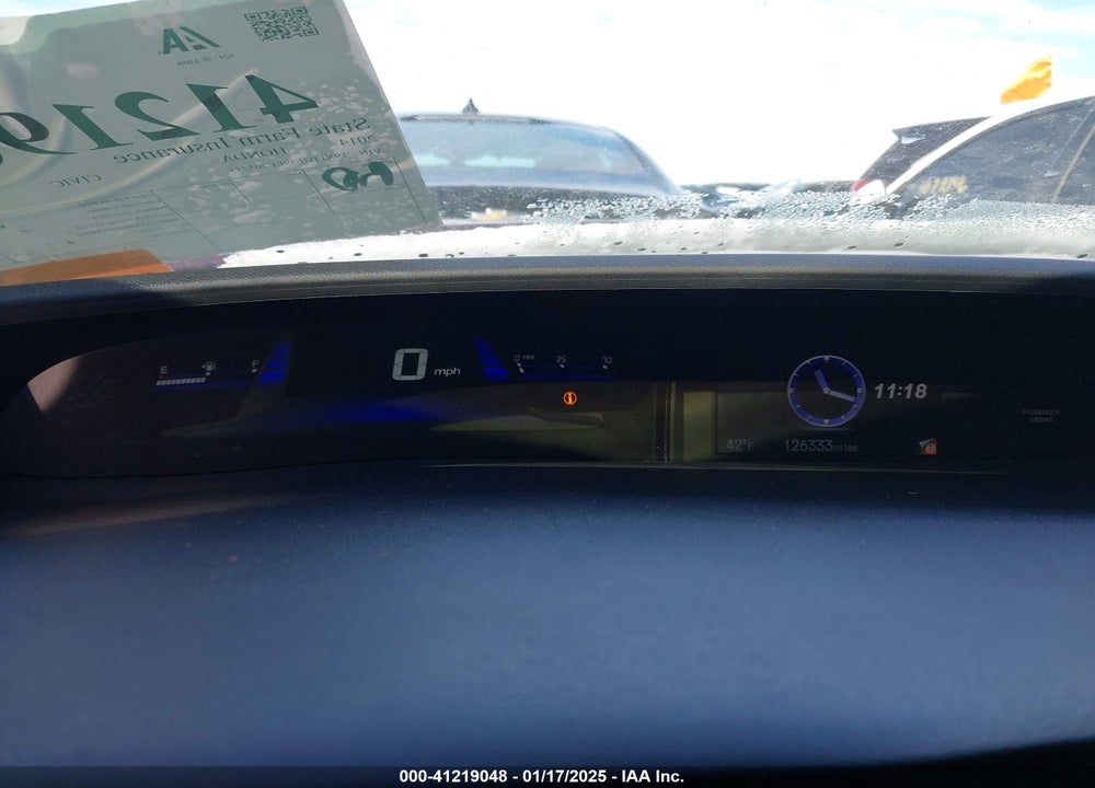 2014 HONDA CIVIC VIN: 19XFB2F59EE205785