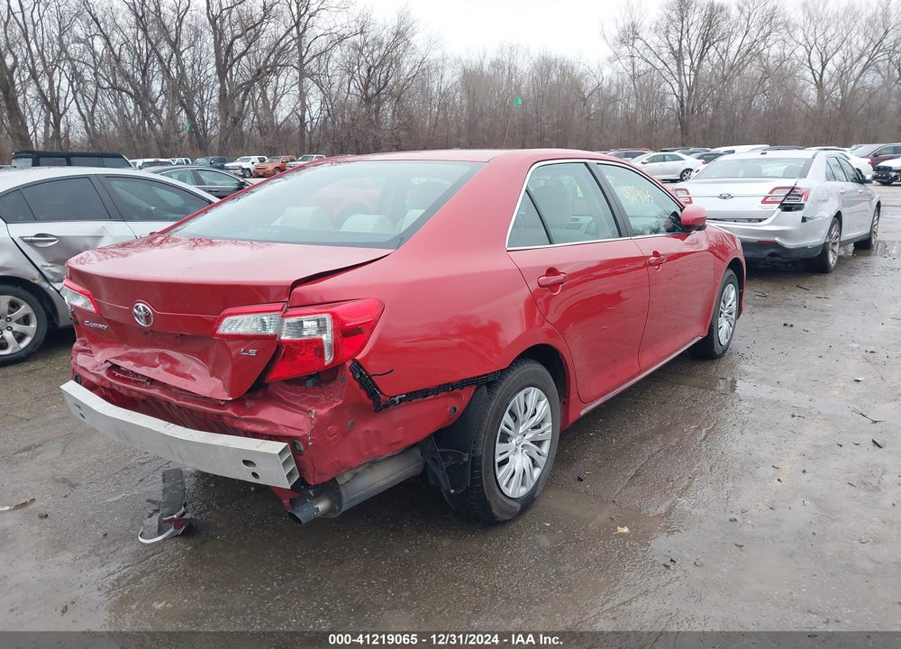 2012 TOYOTA CAMRY LE VIN: 4T4BF1FK4CR240205