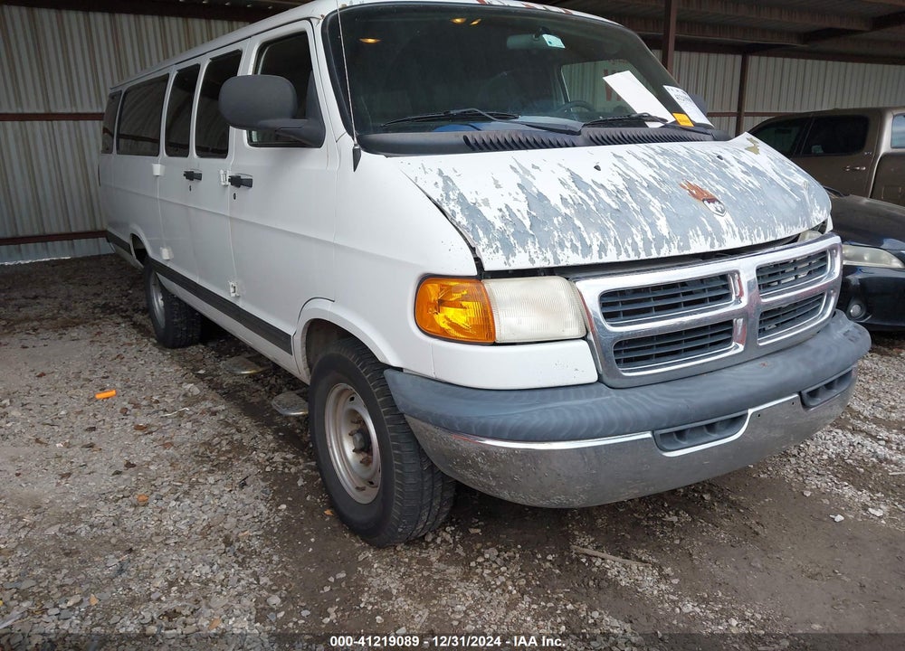2002 DODGE RAM WAGON 3500 VIN: 2B5WB35Z12K138170