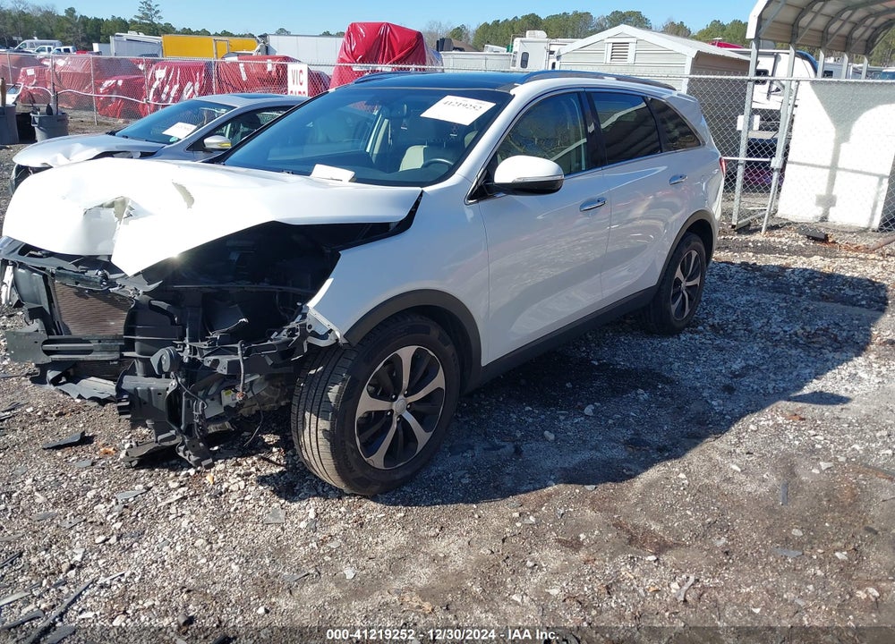 2016 KIA SORENTO 3.3L EX VIN: 5XYPH4A51GG119981