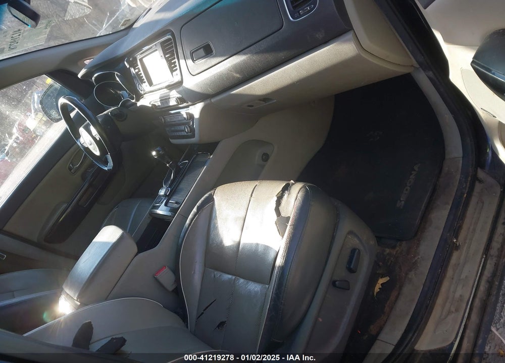 2015 KIA SEDONA SX VIN: KNDMC5C14F6019876