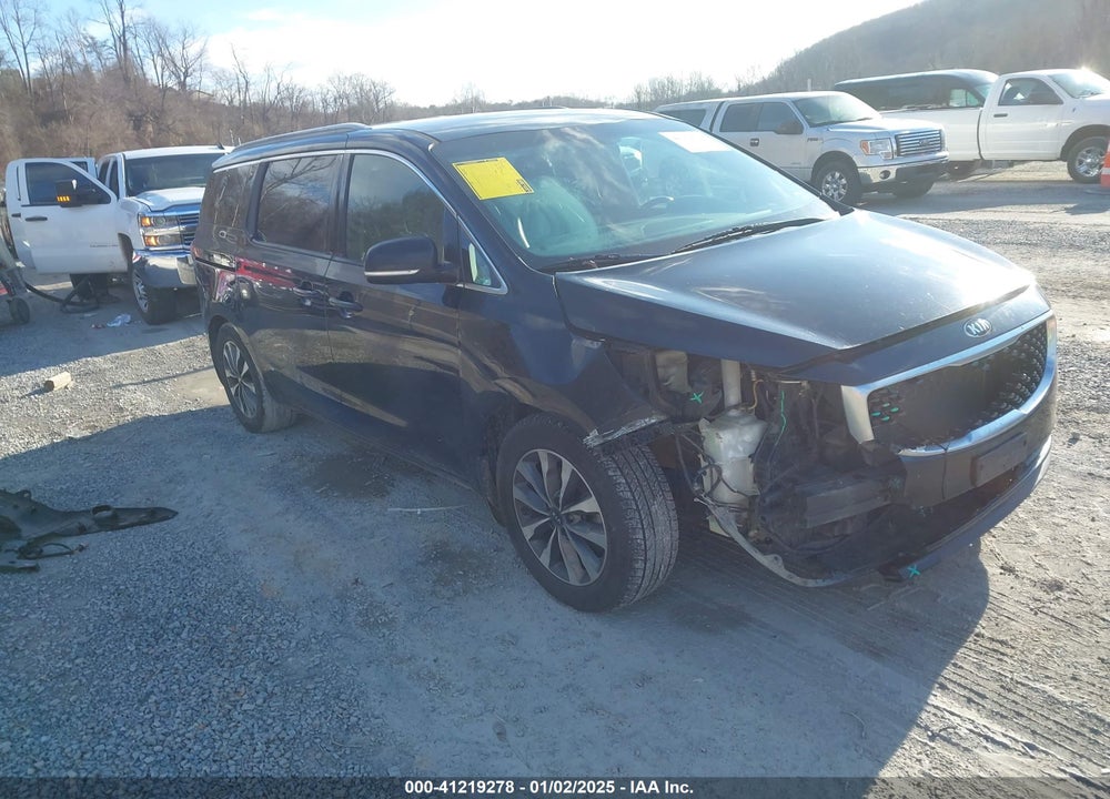 2015 KIA SEDONA SX VIN: KNDMC5C14F6019876