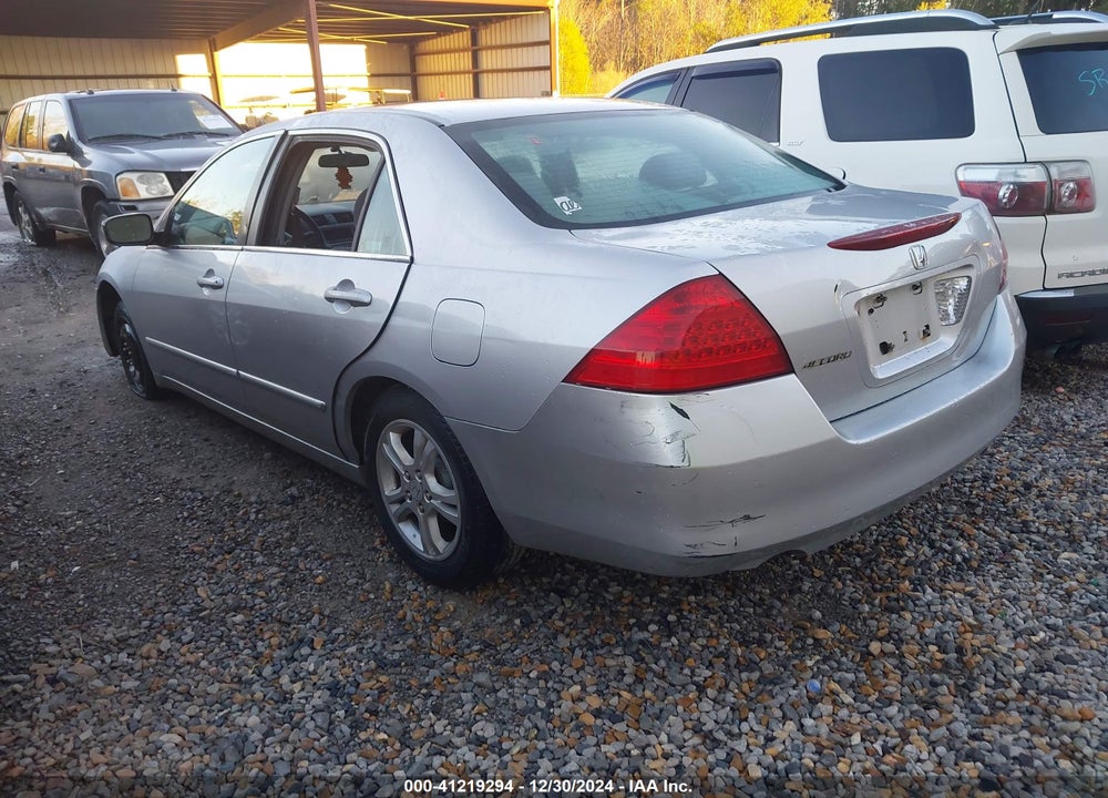 2007 HONDA ACCORD SE VIN: 1HGCM56327A065860