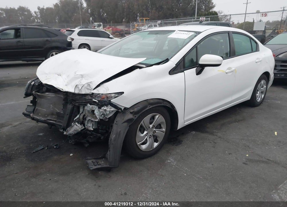 2015 HONDA CIVIC LX VIN: 19XFB2F50FE221343