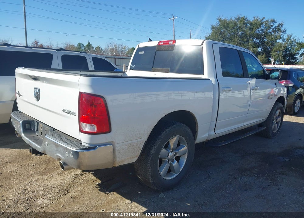 2019 RAM 1500 CLASSIC LONE STAR 4X4 5'7 BOX VIN: 1C6RR7LT0KS533878