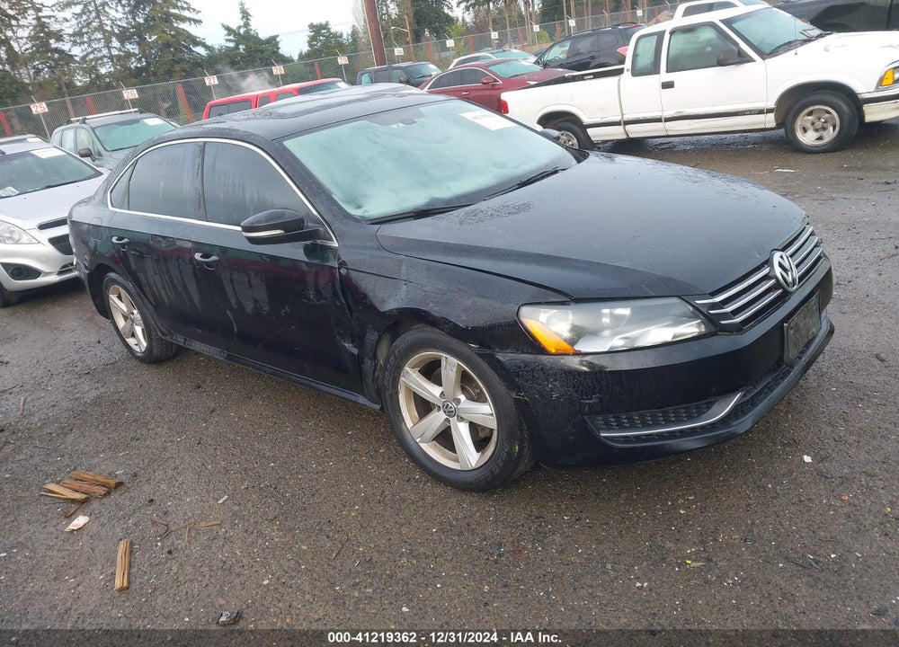 2013 VOLKSWAGEN PASSAT 2.5L SE VIN: 1VWBP7A32DC097516