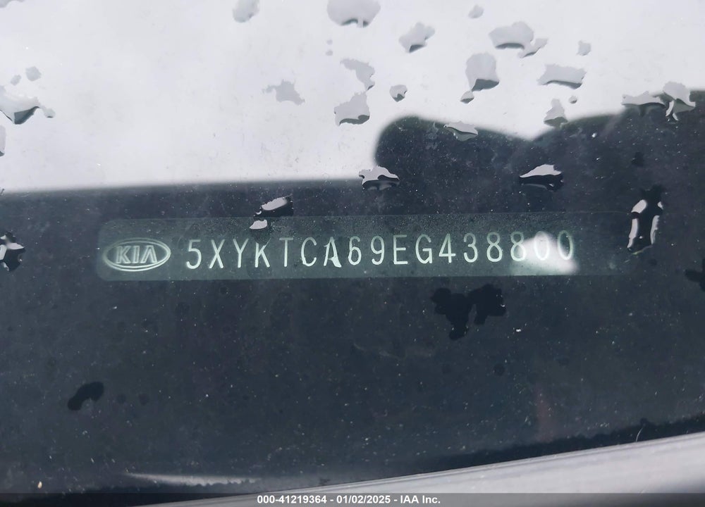 2014 KIA SORENTO LX VIN: 5XYKTCA69EG438800