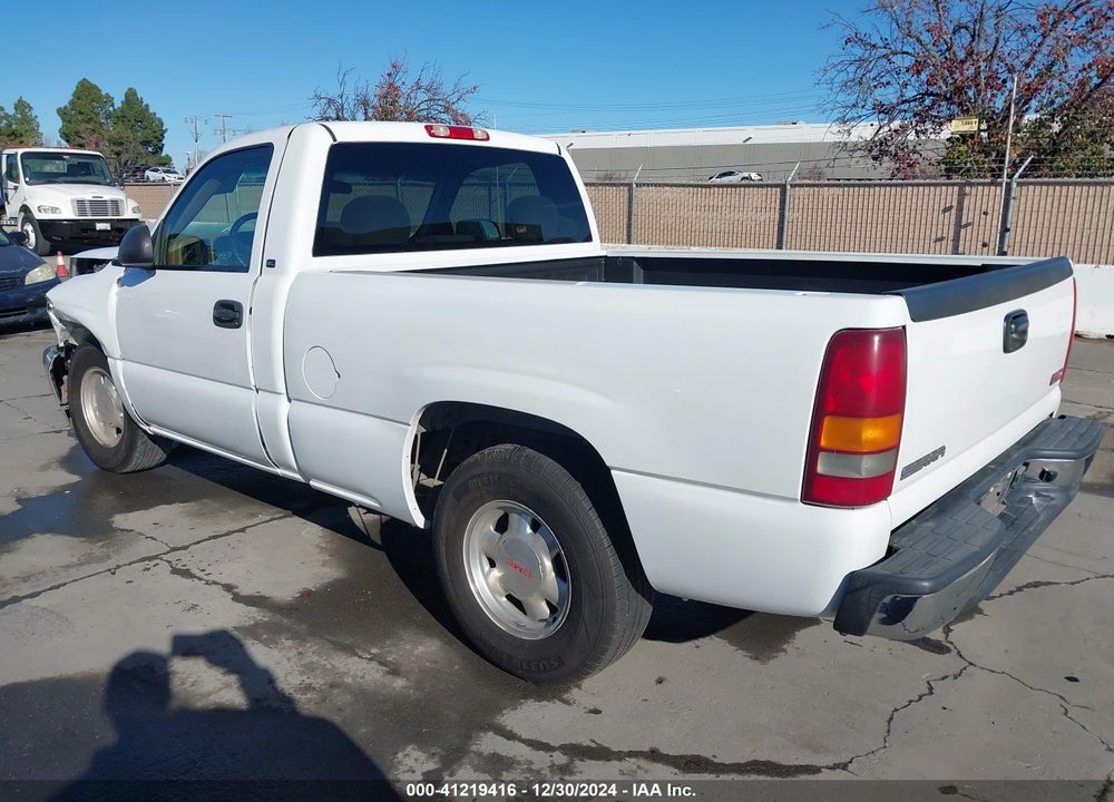 1999 GMC SIERRA 1500 SL VIN: 1GTEC14W6XZ508030