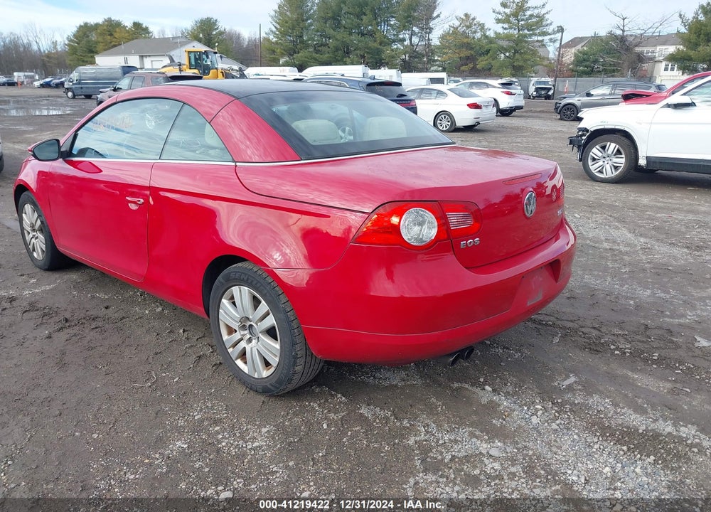 2009 VOLKSWAGEN EOS KOMFORT VIN: WVWBA71F29V019053