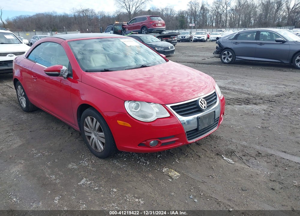 2009 VOLKSWAGEN EOS KOMFORT VIN: WVWBA71F29V019053