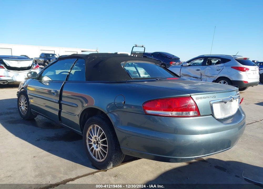 2006 CHRYSLER SEBRING TOURING VIN: 1C3EL55R76N163486