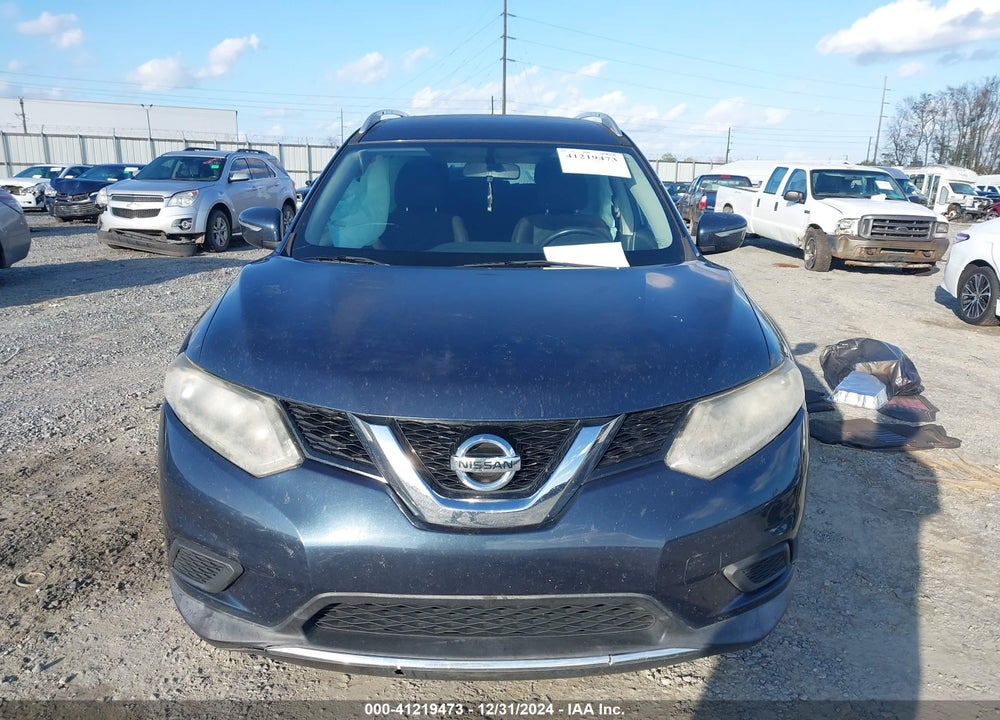 2015 NISSAN ROGUE SV VIN: KNMAT2MT1FP519876