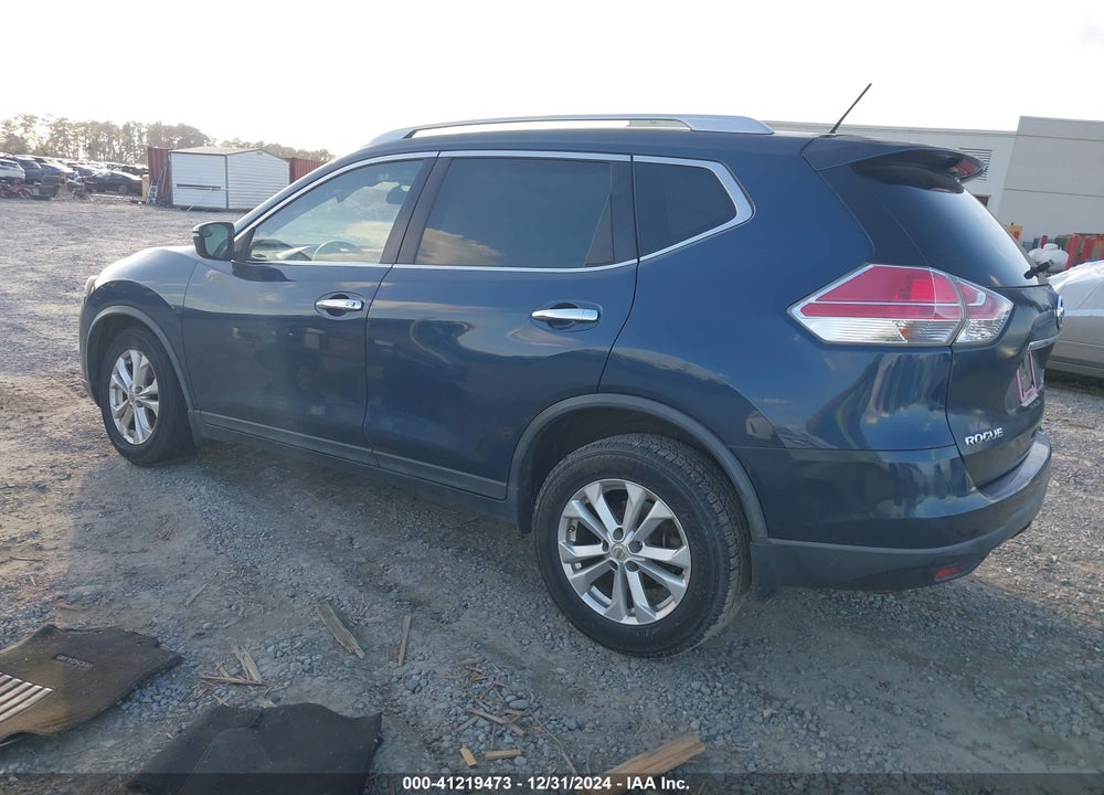 2015 NISSAN ROGUE SV VIN: KNMAT2MT1FP519876
