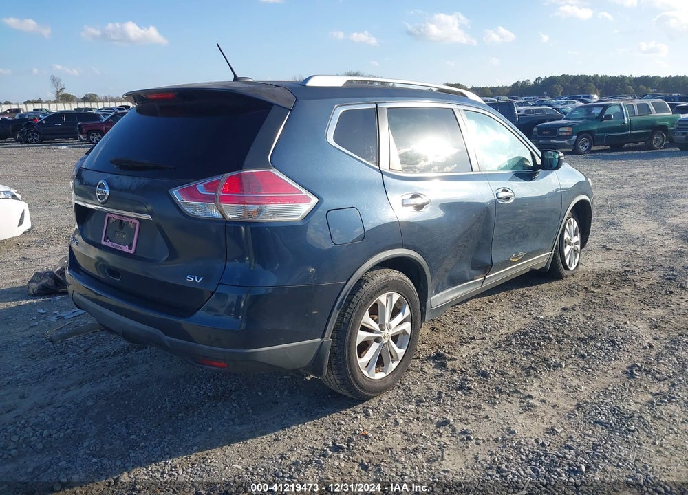 2015 NISSAN ROGUE SV VIN: KNMAT2MT1FP519876