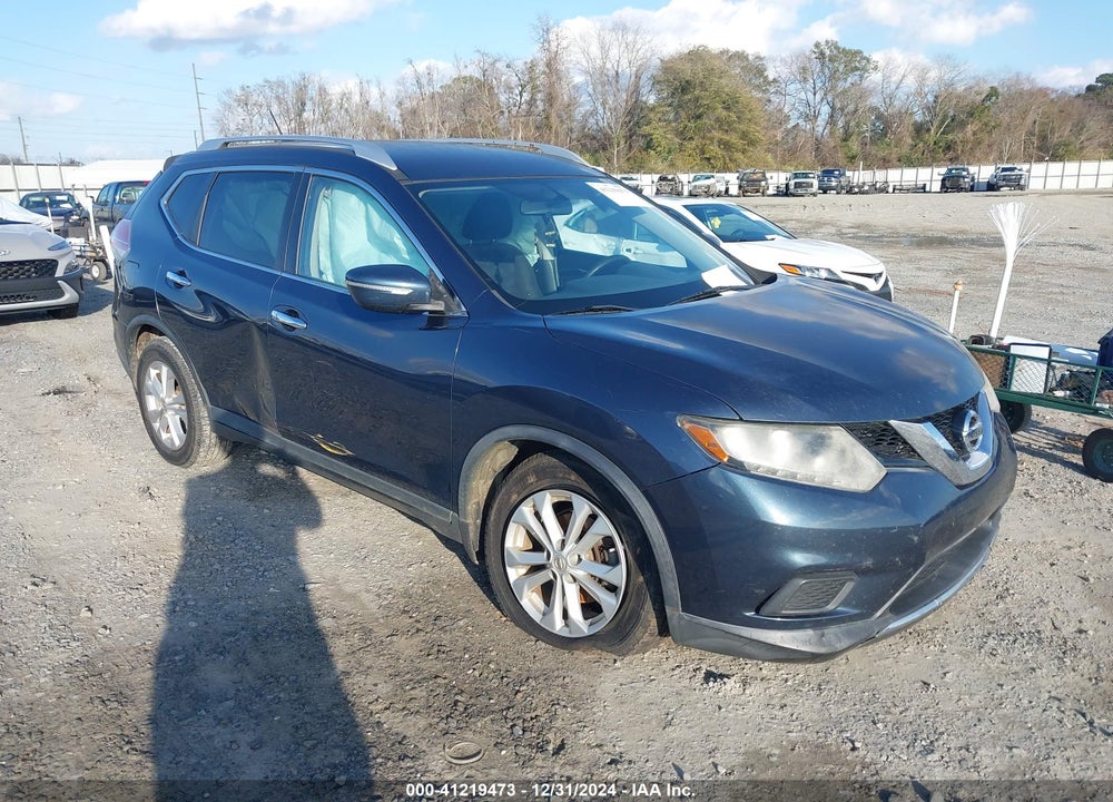 2015 NISSAN ROGUE SV VIN: KNMAT2MT1FP519876