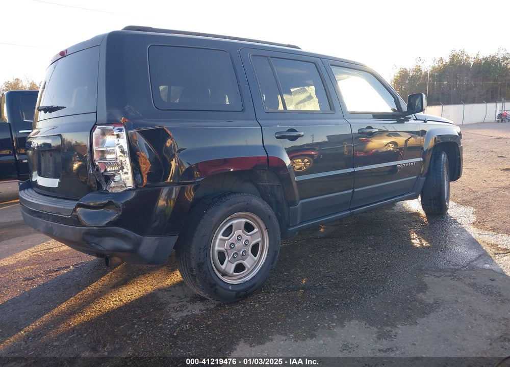 2014 JEEP PATRIOT SPORT VIN: 1C4NJPBA3ED881231