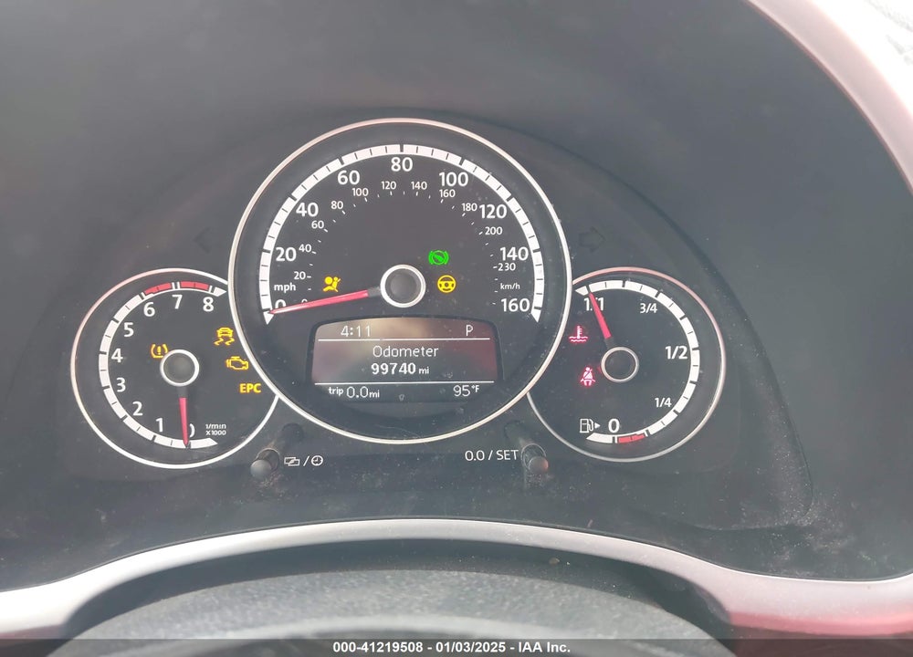 2013 VOLKSWAGEN BEETLE VIN: 3VWVA7AT2DM625889
