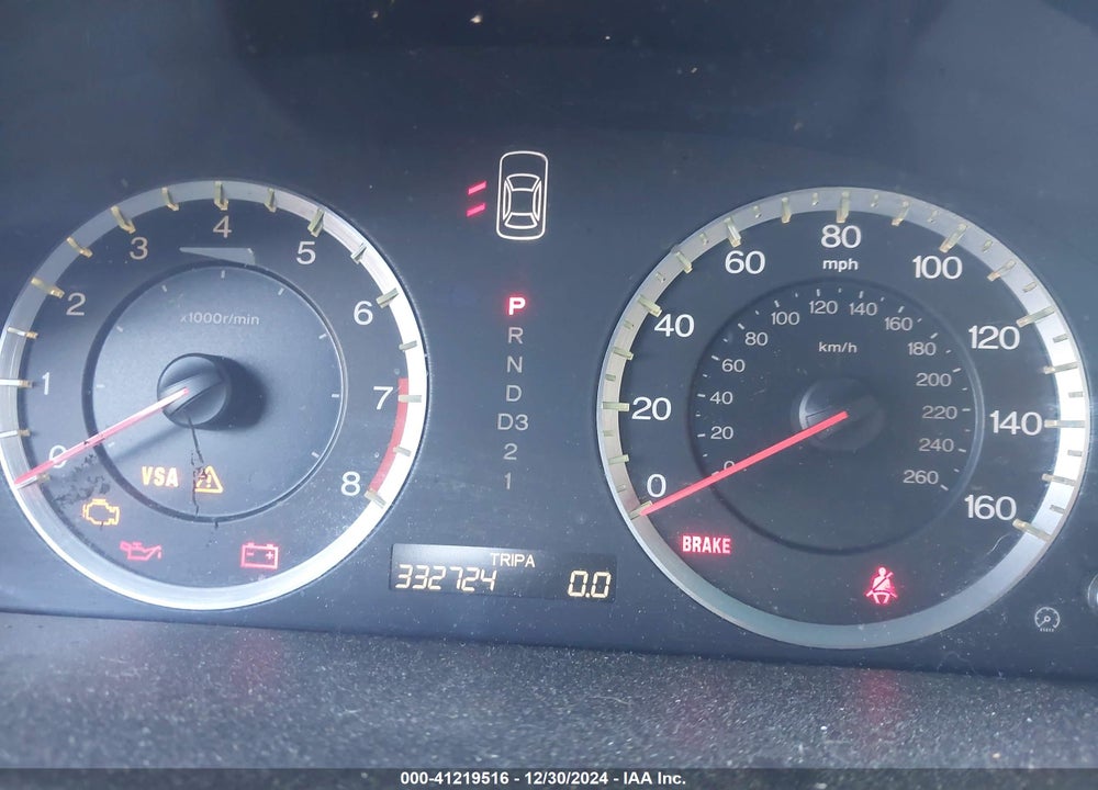 2008 HONDA ACCORD VIN: 1HGCP36878A035875
