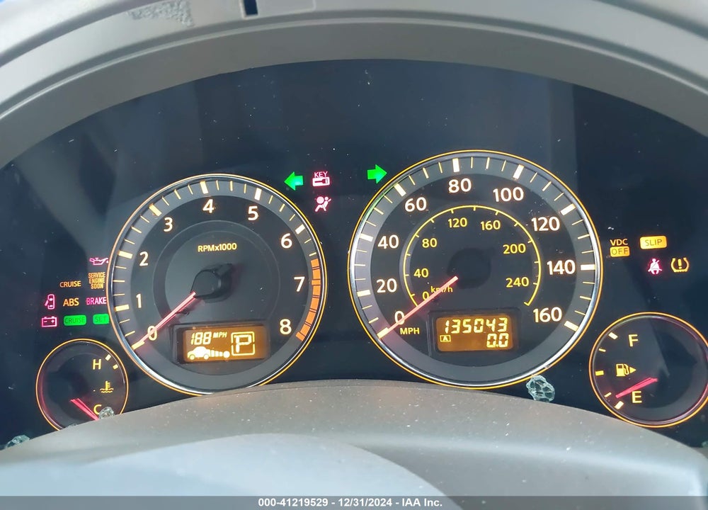 2007 INFINITI FX35 VIN: JNRAS08U37X100858