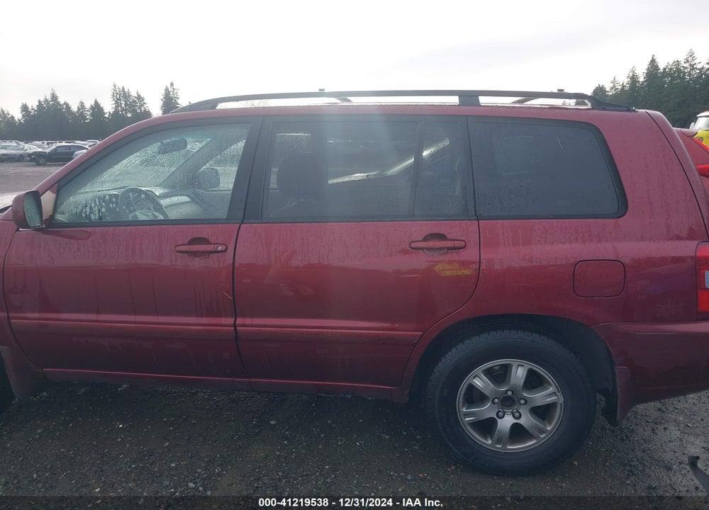 2005 TOYOTA HIGHLANDER V6 VIN: JTEGP21A050068749