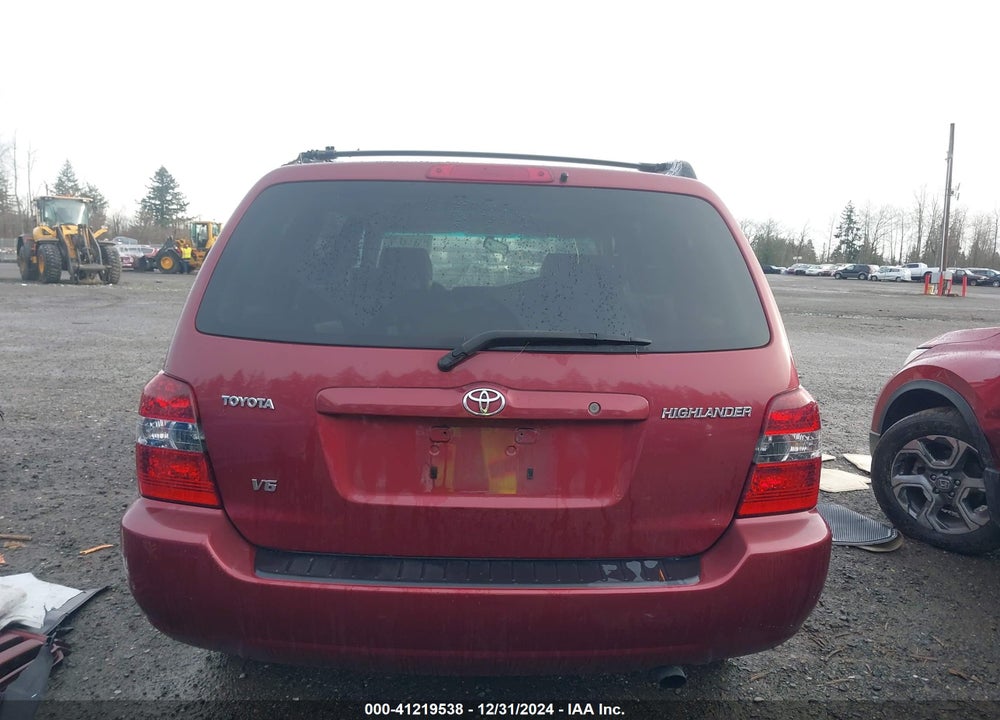 2005 TOYOTA HIGHLANDER V6 VIN: JTEGP21A050068749