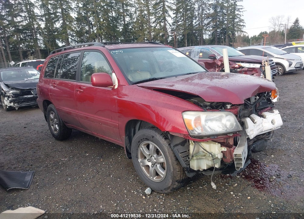2005 TOYOTA HIGHLANDER V6 VIN: JTEGP21A050068749