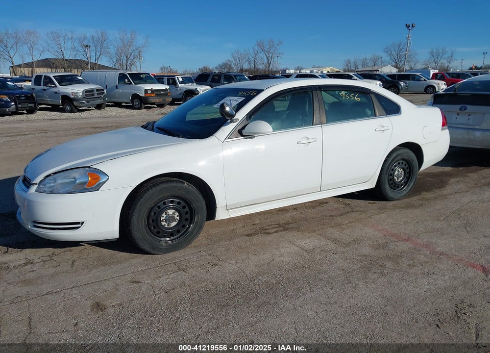 2010 CHEVROLET IMPALA POLICE VIN: 2G1WD5EM3A1256221