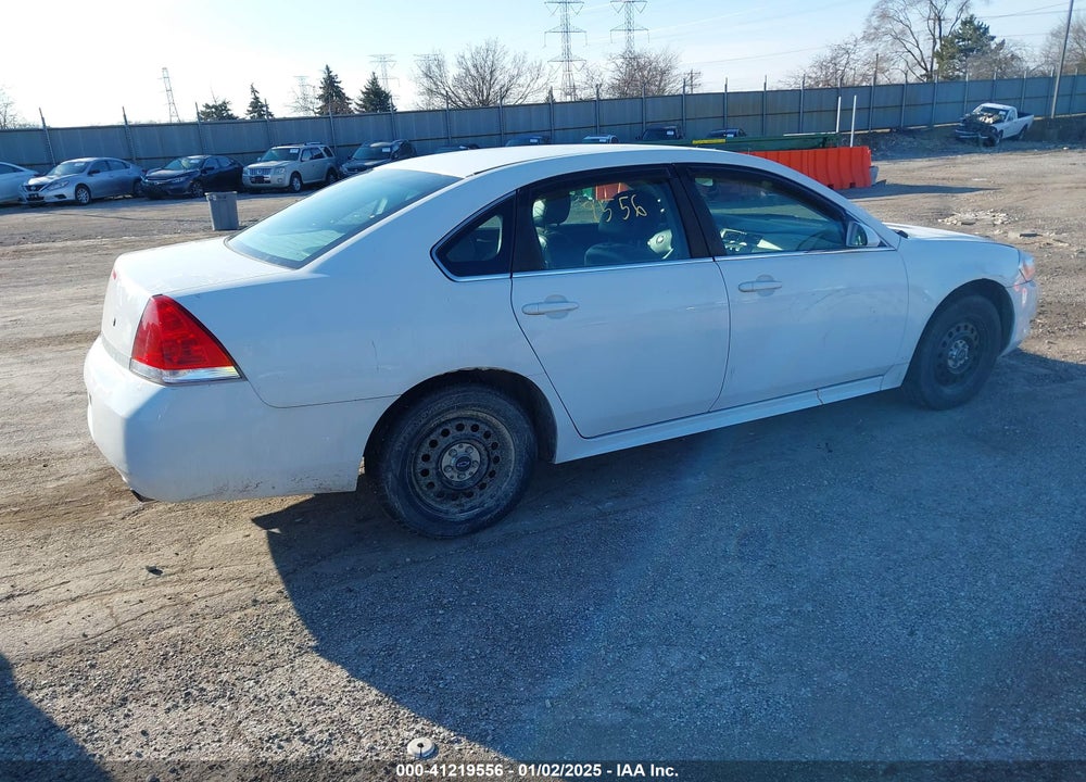 2010 CHEVROLET IMPALA POLICE VIN: 2G1WD5EM3A1256221