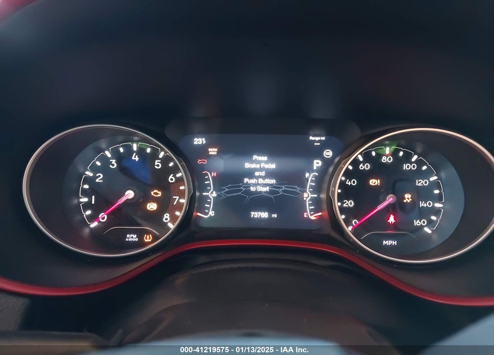 2019 JEEP COMPASS TRAILHAWK 4X4 VIN: 3C4NJDDBXKT747794