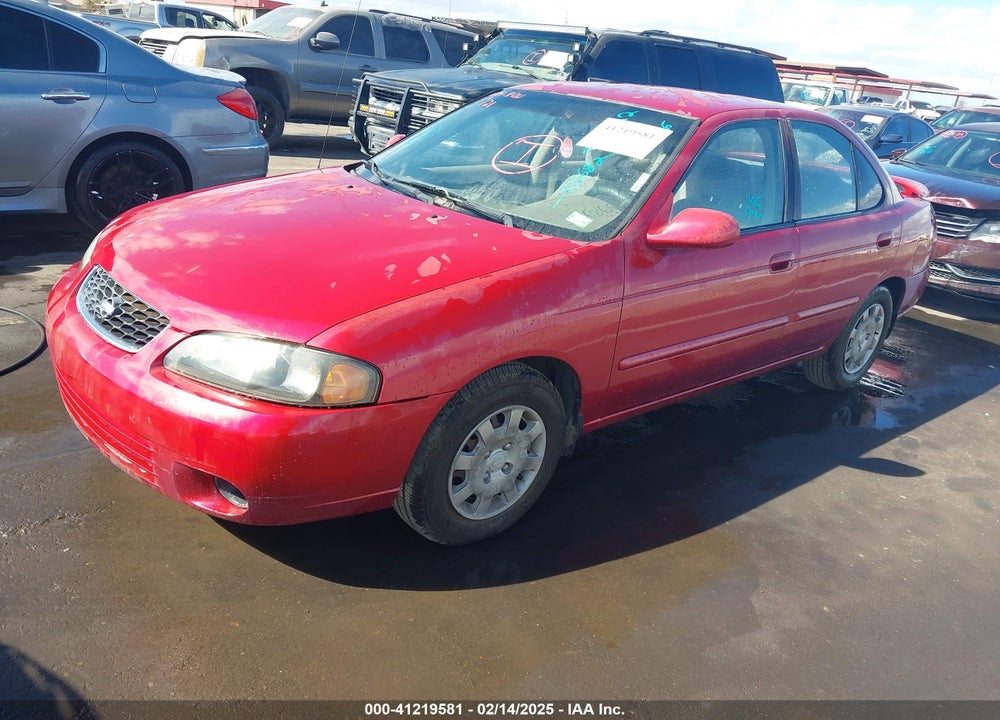 2002 NISSAN SENTRA XE/GXE VIN: 3N1CB51D72L686682