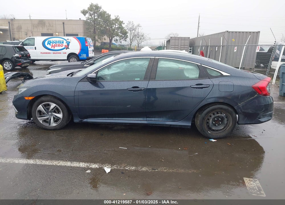 2019 HONDA CIVIC VIN: 2HGFC2F66KH591895