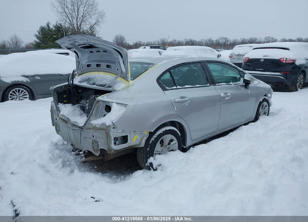 2013 HONDA CIVIC LX VIN: 19XFB2F54DE046821