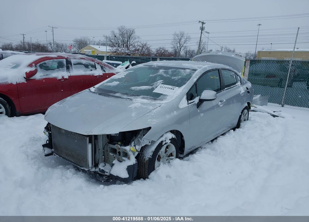 2013 HONDA CIVIC LX VIN: 19XFB2F54DE046821