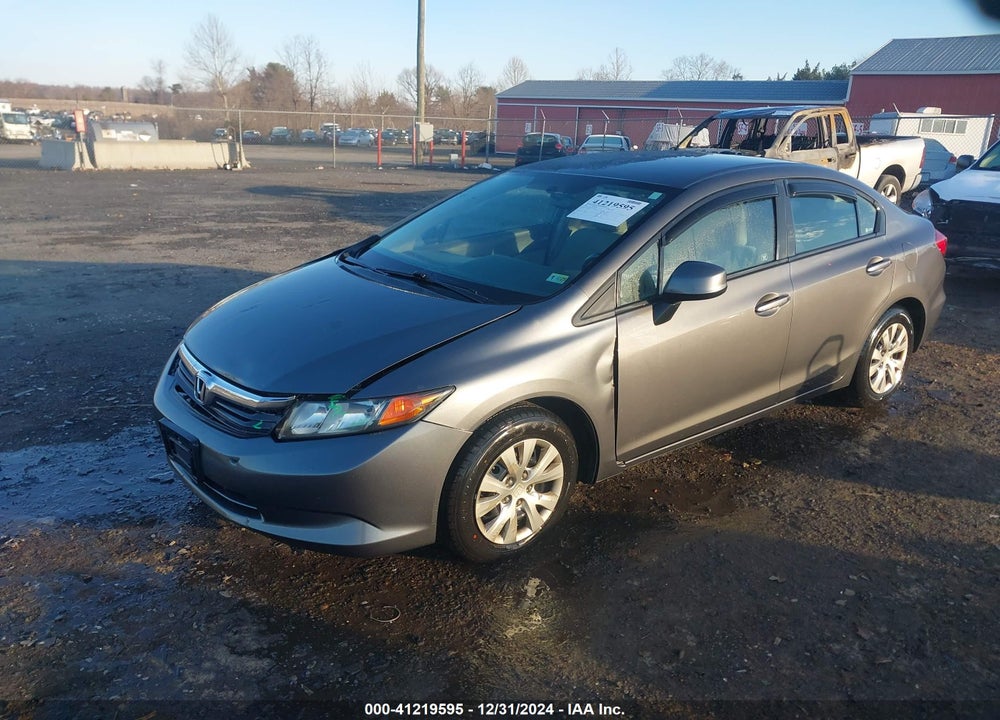 2012 HONDA CIVIC SDN LX VIN: 2HGFB2F58CH579873
