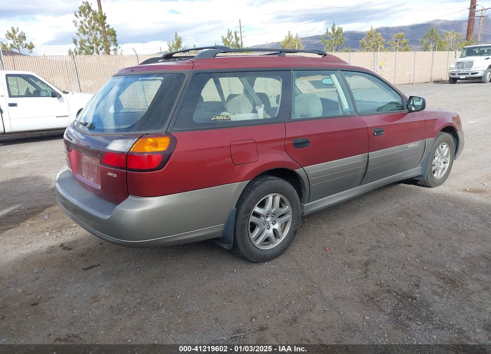 2003 SUBARU OUTBACK VIN: 4S3BH665136647953