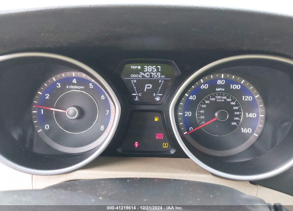 2011 HYUNDAI ELANTRA GLS (ULSAN PLANT) VIN: KMHDH4AE5BU088577