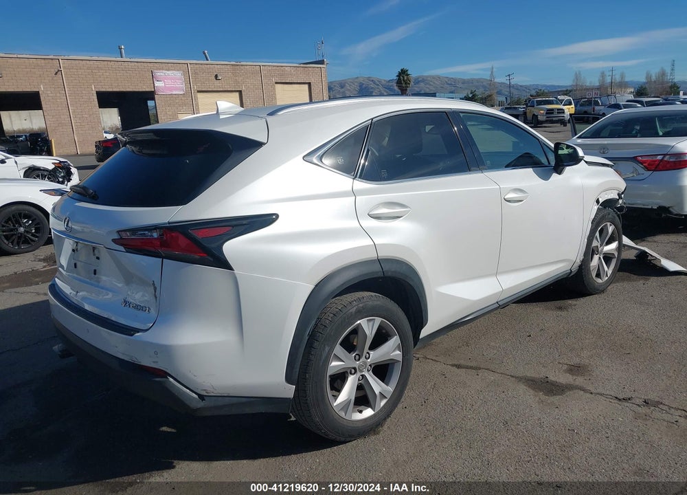 2017 LEXUS NX 200T VIN: JTJYARBZ3H2056401